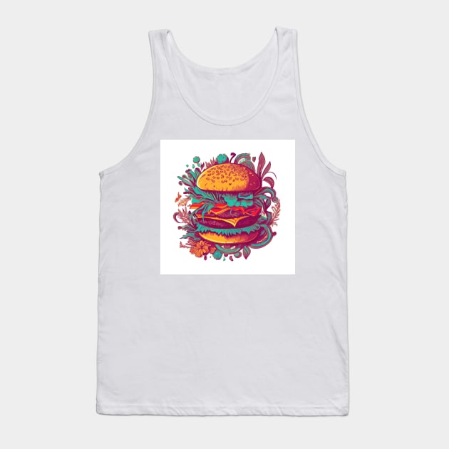 Vegan Hamburger Tank Top by AriadnaDeRaadt
